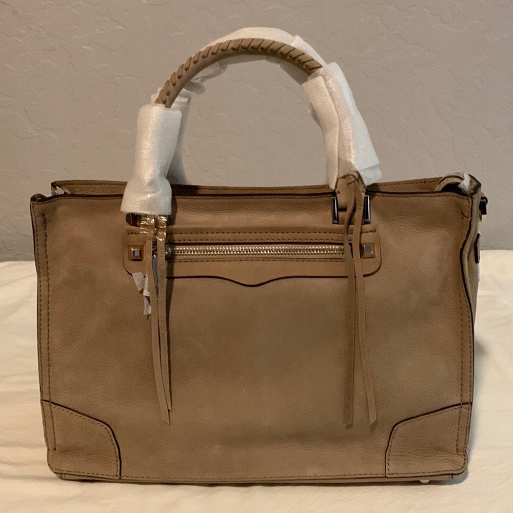 Rebecca Minkoff Sand stone regan satchel tote